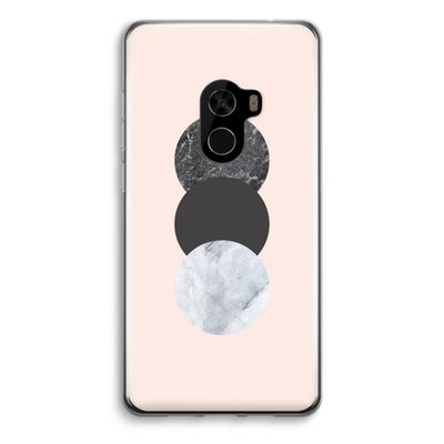 Marmeren cirkels: Xiaomi Mi Mix 2 Transparant Hoesje