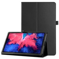 Lunso - Stand flip sleepcover hoes - Lenovo Tab P11 / P11 Plus - Zwart