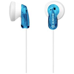 Sony MDR-E9LP In Ear oordopjes DJ Kabel Stereo Blauw