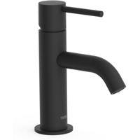 Wastafelkraan Tres Study | Opbouw | Mengkraan | Standaard model | 1-hendel | Rond | Zwart mat