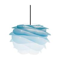 Umage Carmina Mini hanglamp azure blauw - met koordset zwart - Ø 32 cm