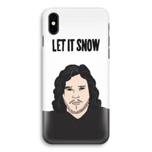 Let It Snow: iPhone X Volledig Geprint Hoesje