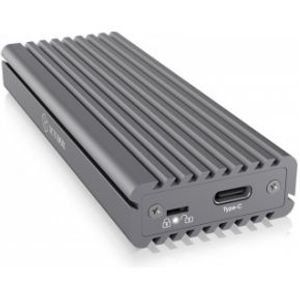 ICY BOX IB-1817M-C31 externe M.2 behuizing USB C grijs