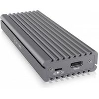 ICY BOX IB-1817M-C31 externe M.2 behuizing USB C grijs - thumbnail