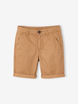 Chino bermuda voor jongens zandbeige Chino bermuda voor jongens zandbeige
