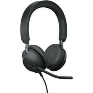 Jabra Evolve2 40 SE Headset Bedraad Hoofdband Oproepen/muziek USB Type-C Zwart