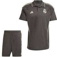 adidas Real Madrid Polo Zomerset 2025-2026 Grijs Lichtgroen
