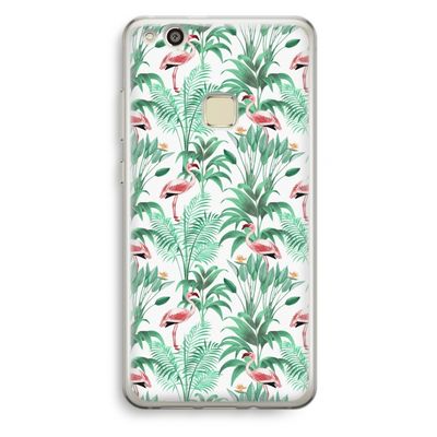 Flamingo bladeren: Huawei Ascend P10 Lite Transparant Hoesje
