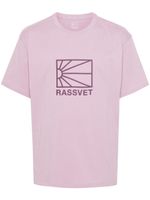 RASSVET t-shirt à logo en caoutchouc - Violet