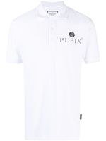 Philipp Plein polo en coton piqué à logo Iconic - Blanc - thumbnail