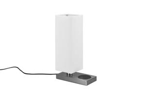 Trio Witte schemerlamp Haley met Qi charger R59100107