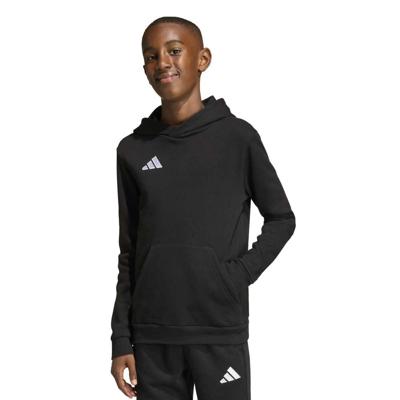 adidas Entrada 26 Hoodie Kids Zwart Wit adidas Entrada 26 Hoodie Kids Zwart Wit