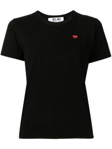 Comme Des Garçons Play t-shirt à logo imprimé - Noir