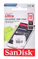 Sandisk Ultra microSDHC flashgeheugen 32 GB Klasse 10