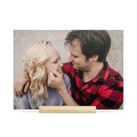 Gepersonaliseerde houten valentijnskaart - Horizontaal