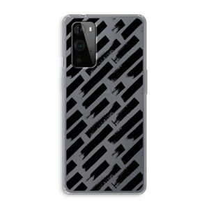 Zwarte vegen: OnePlus 9 Pro Transparant Hoesje