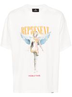 Represent t-shirt en coton à logo imprimé - Blanc