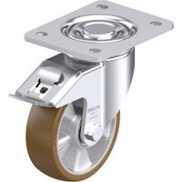 Blickle LH-ALB 125K-3-FI Plaatstalen zwenkwiel Wieldiameter: 125 mm Draagvermogen (max.): 550 kg 1 stuk(s)