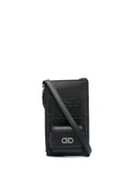 Ferragamo pochette pour smartphone à plaque Gancini - Noir