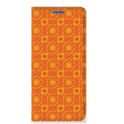 OPPO Reno6 5G | Hoesje met Magneet | Batik Oranje