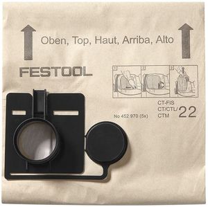 Festool Accessoires FILTERZAKKEN CTL 44 (5x) | 452972 - 452972