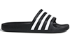 Adidas F35543 Adilette Aqua Badslippers Zwart - 42