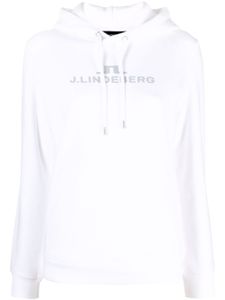 J.Lindeberg hoodie Alpha à logo embossé - Blanc