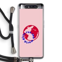 Run The World: Samsung Galaxy A80 Transparant Hoesje met koord
