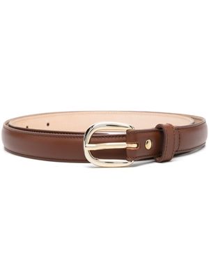 A.P.C. ceinture Rosette en cuir - Marron