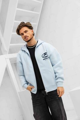 Equalité Arid Oversized Full Zip Hoodie Heren Lichtblauw/Donkerblauw - Maat XS - Kleur: Grijs | Soccerfanshop Equalité Arid Oversized Full Zip Hoodie Heren Lichtblauw/Donkerblauw - Maat XS - Kleur: Grijs | Soccerfanshop