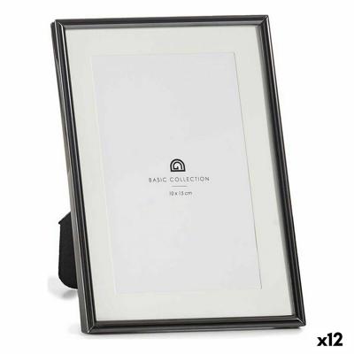 Fotolijsten Kristal Zwart Staal (12 Stuks)