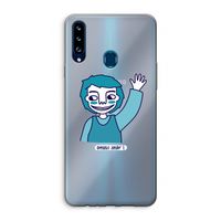 Zwaai: Samsung Galaxy A20s Transparant Hoesje