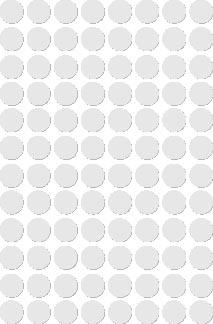 Apli ronde etiketten in etui diameter 8 mm, wit, 480 stuks, 96 per blad (1183)