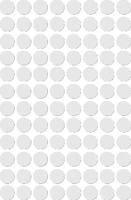 Apli ronde etiketten in etui diameter 8 mm, wit, 480 stuks, 96 per blad (1183)