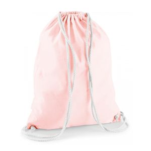 2x stuks sport gymtas patel roze met rijgkoord 46 x 37 cm van katoen