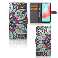 Samsung Galaxy A32 5G Hoesje Purple Flower