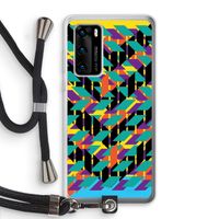 Skew Bee 1: Huawei P40 Transparant Hoesje met koord