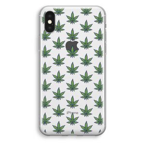 Weed: iPhone XS Transparant Hoesje