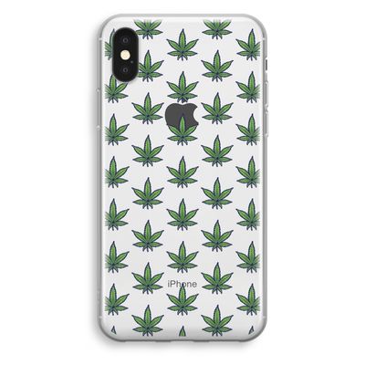 Weed: iPhone XS Transparant Hoesje