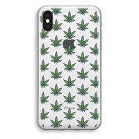 Weed: iPhone XS Transparant Hoesje