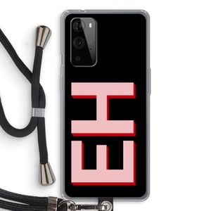 Monogram: OnePlus 9 Pro Transparant Hoesje met koord