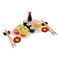 Houten sushi set - thumbnail