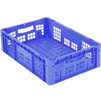 1658767 Stapelbak Ergonomic Geschikt voor levensmiddelen (l x b x h) 600 x 400 x 170 mm Blauw 1 stuk(s) - thumbnail