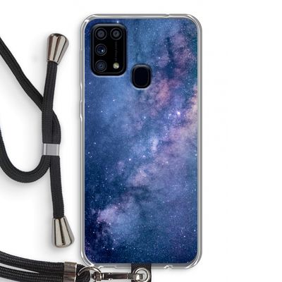 Nebula: Samsung Galaxy M31 Transparant Hoesje met koord