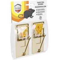 Home defense muizenval hout 2 stuks Home defense muizenval hout 2 stuks