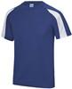 Just Cool JC003J Kids´ Contrast Cool T - Royal Blue/Arctic White - 7/8 (M)