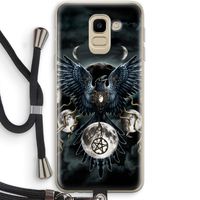 Sinister Wings: Samsung Galaxy J6 (2018) Transparant Hoesje met koord