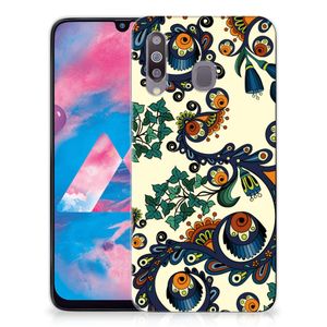 Siliconen Hoesje Samsung Galaxy M30 Barok Flower