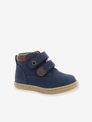 Leren kinderlaarsjes Tackeasy Kickers® marineblauw