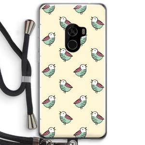 Vogeltjes: Xiaomi Mi Mix 2 Transparant Hoesje met koord